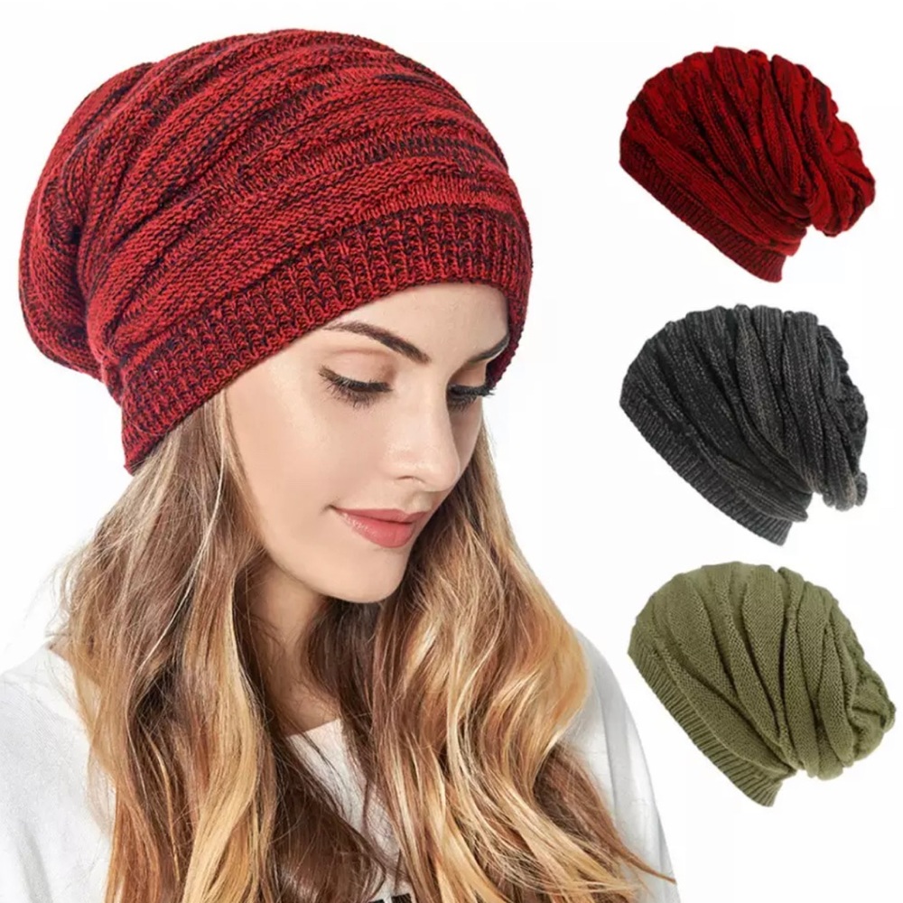 Lined Knit Beanie Brown - Picture 5 of 5